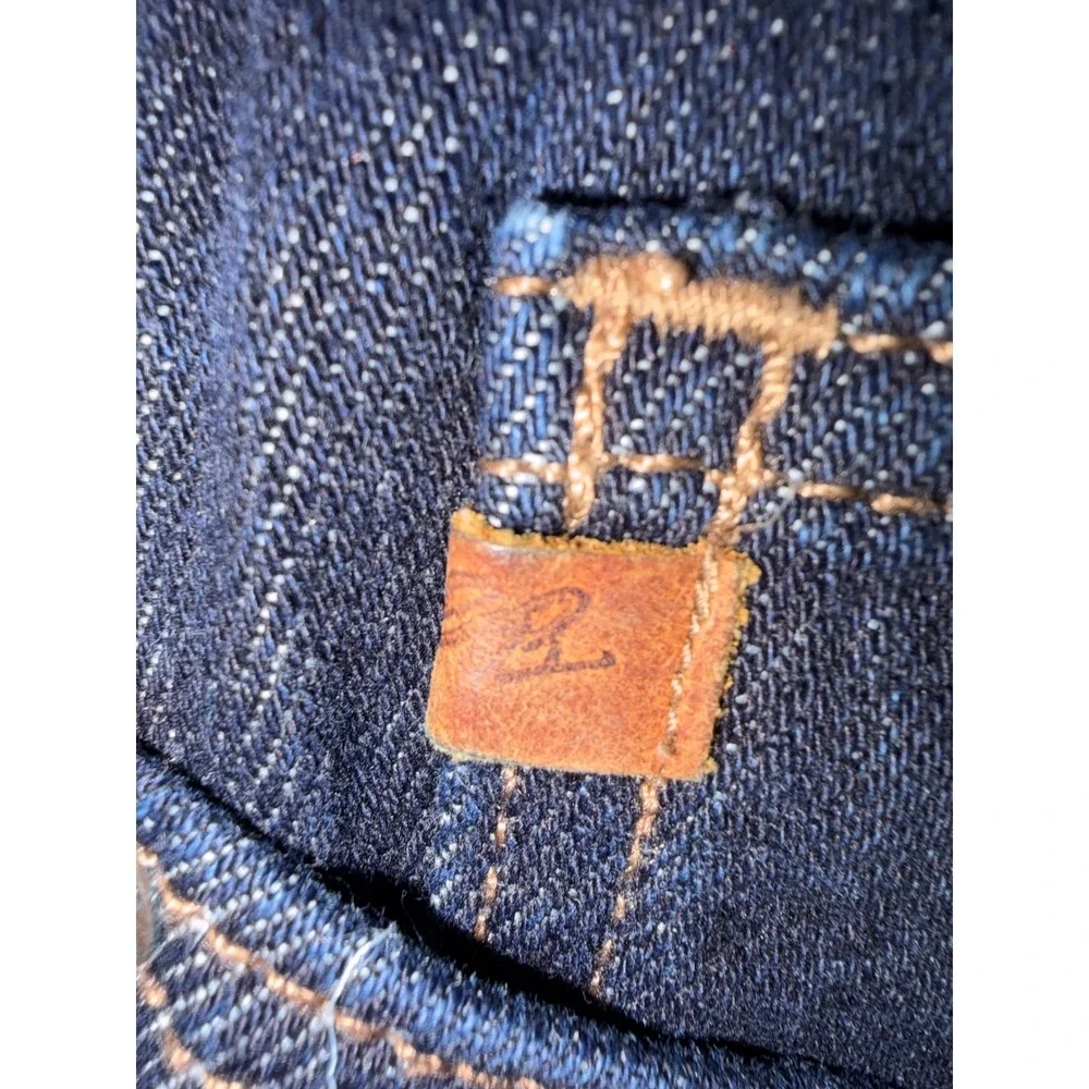 Eddie Bauer Curvy Fit Straight Leg Jeans Dark Wash Indigo Blue Womens 8